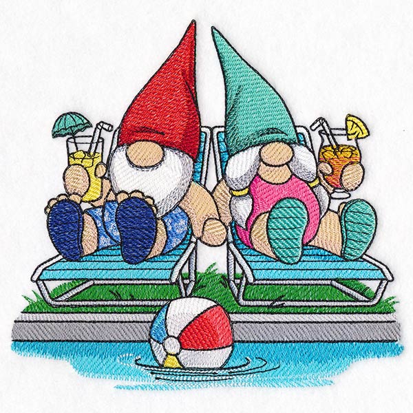 Poolside Relaxation Gnomes - Image 2