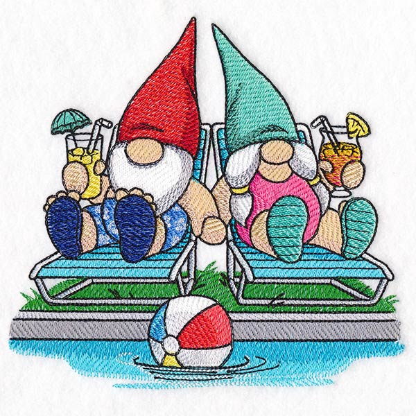Poolside Relaxation Gnomes - Image 3