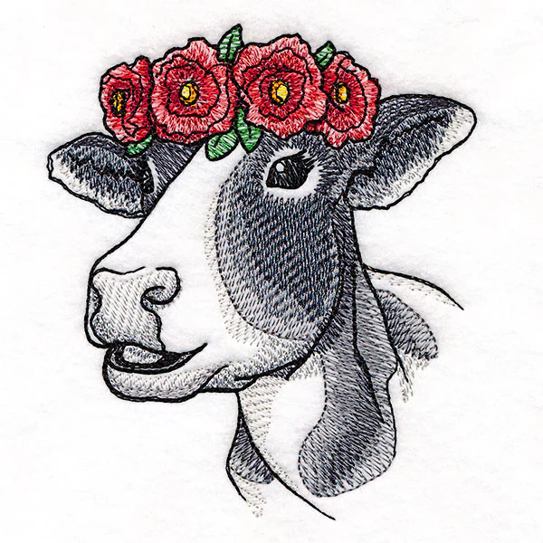 Poppies and Sunshine Cow - Image 4
