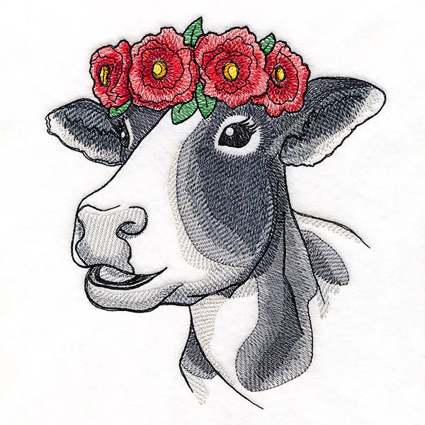 Poppies and Sunshine Cow - Image 5