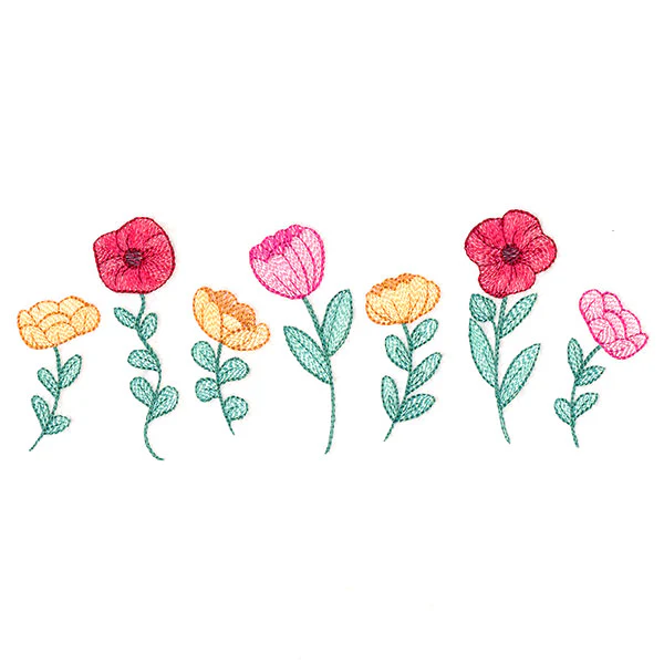 Poppy Flowers in Bloom Border - Image 3
