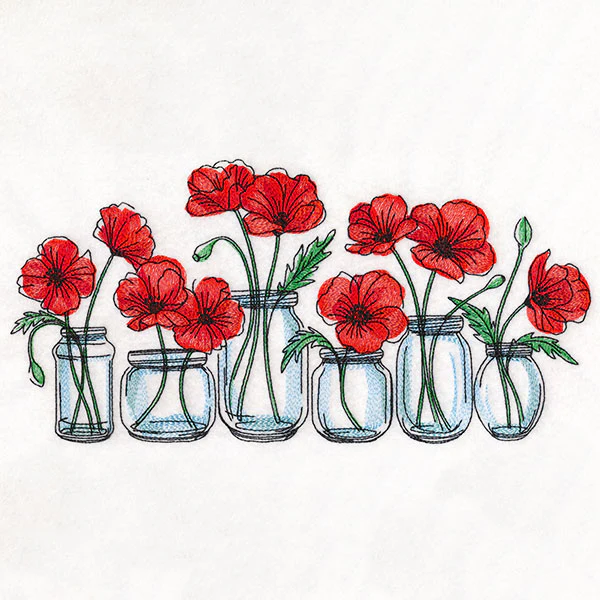 Poppy Jar Bouquets Border - Image 5