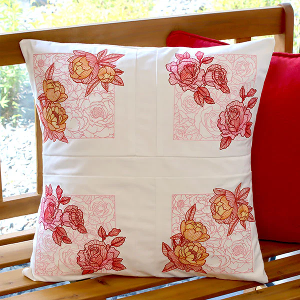 Pops of Roses Flower Square - Image 8