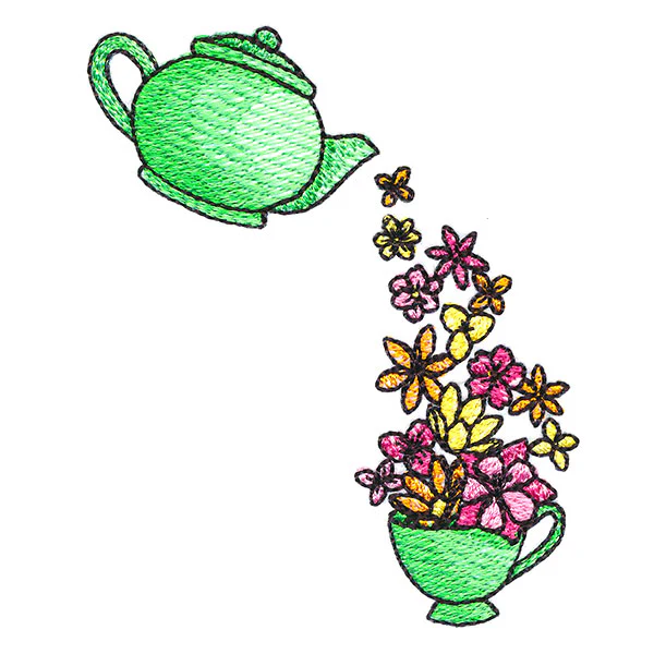 Pouring Petals Teapot - Image 7