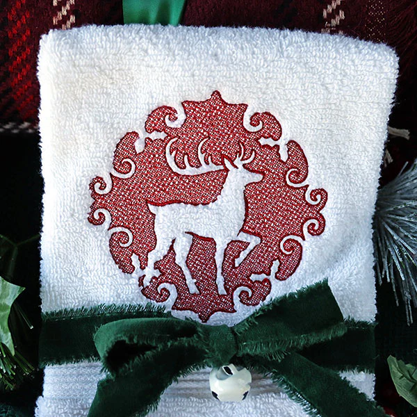 Prancing Reindeer (Embossed) - Image 8