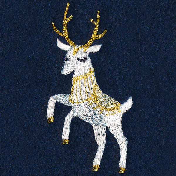 Prancing Retro Reindeer 4 - Image 2