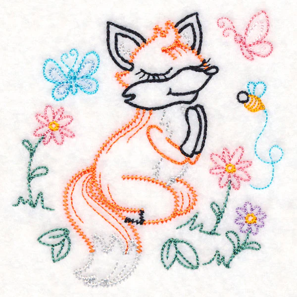 Praying Woodland Pals - Fox (Vintage) - Image 5