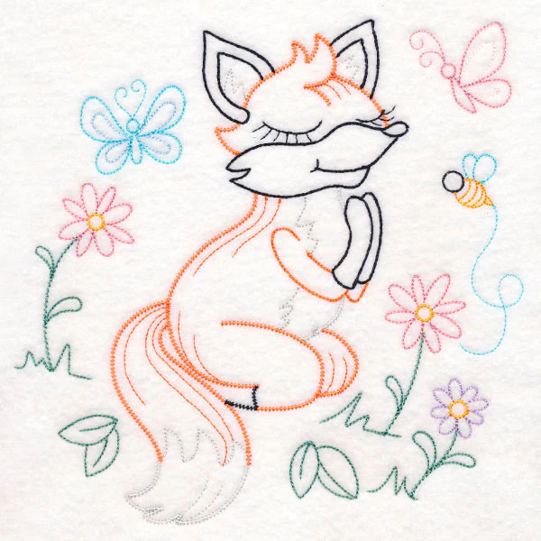 Praying Woodland Pals - Fox (Vintage) - Image 6