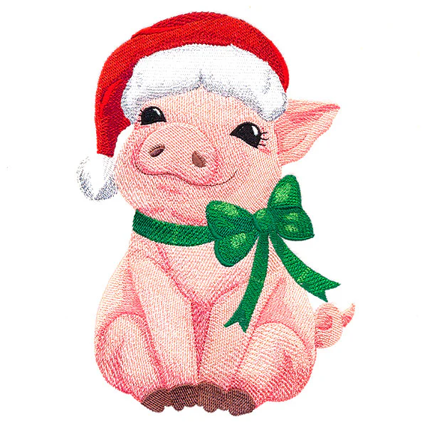 Precious Christmas Piglet - Image 7