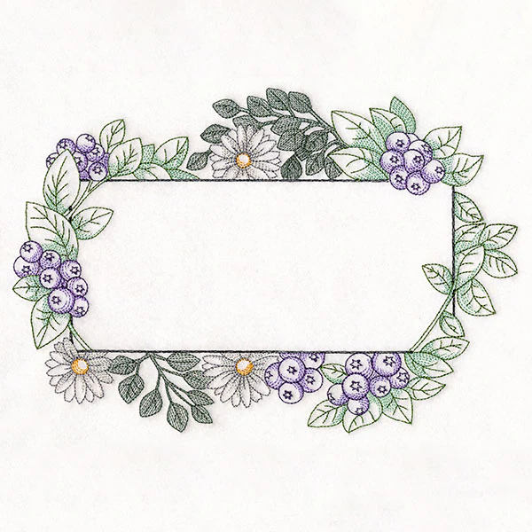 Pretty Botanicals Quilt Label