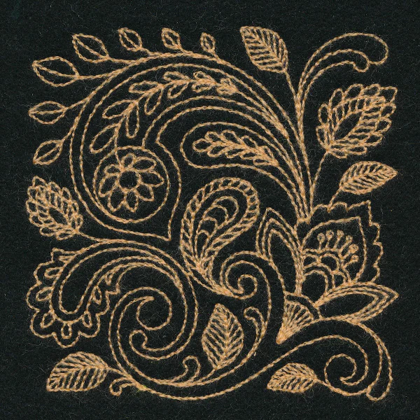 Pretty Paisley Square (Thick Thread) - Image 4