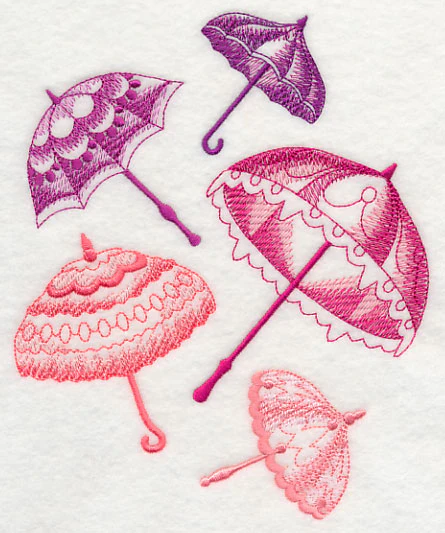 Pretty Parasols Collage - Image 2