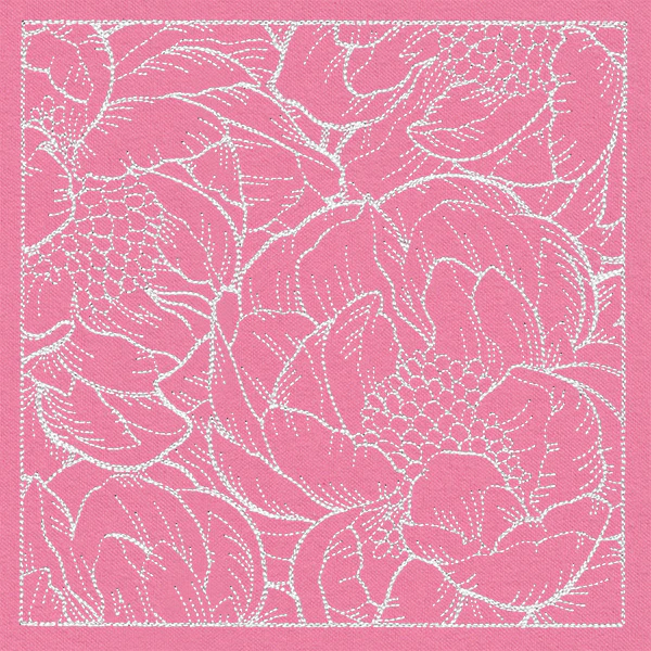 Pretty Petal Square - Peonies - Image 6