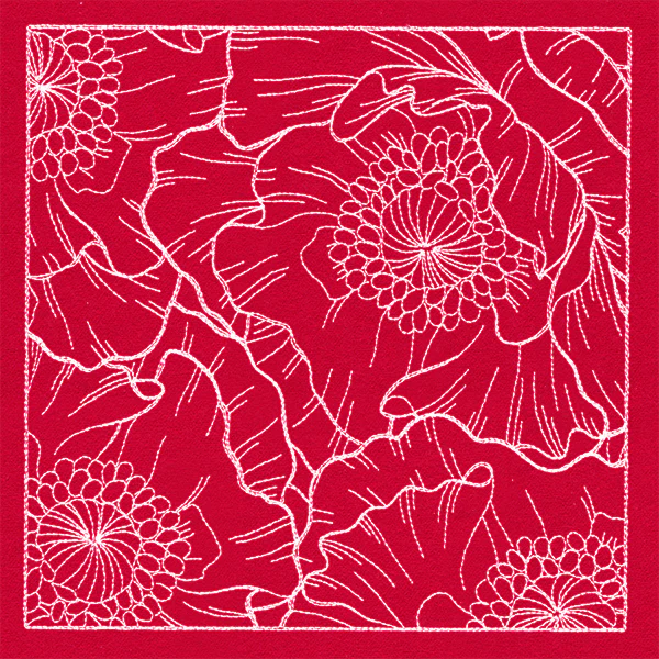 Pretty Petal Square - Poppies - Image 2