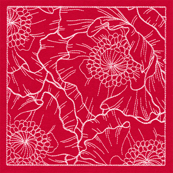 Pretty Petal Square - Poppies - Image 3