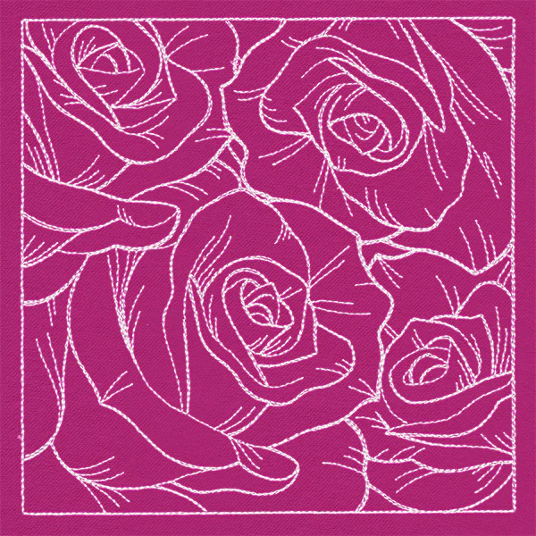 Pretty Petal Square - Roses - Image 3
