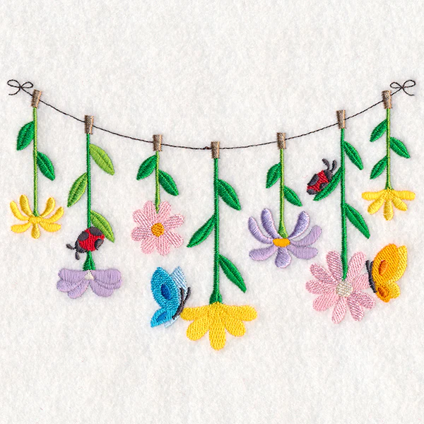 Pretty Petals Clothesline - Image 3