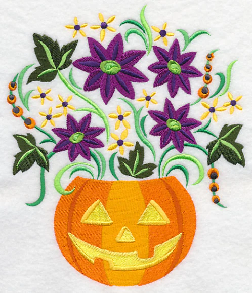 Pretty Petals in Pumpkin - Image 4