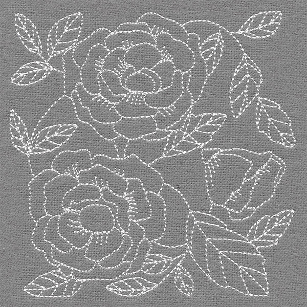 Pretty Petals Quilting Square - Roses (Double Run) - Image 5