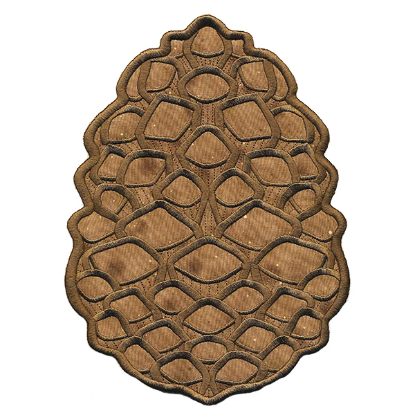 Pretty Pinecone Trivet (In-the-Hoop) - Image 2