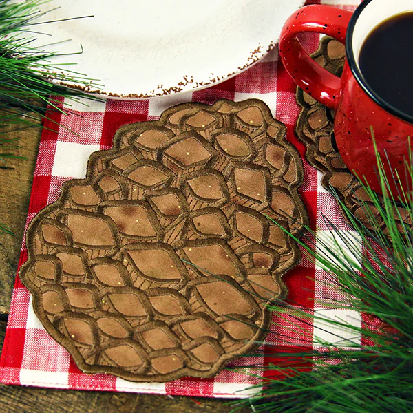 Pretty Pinecone Trivet (In-the-Hoop) - Image 7