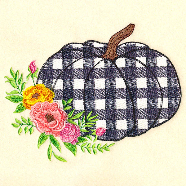 Pretty Plaid Pumpkin - Image 3