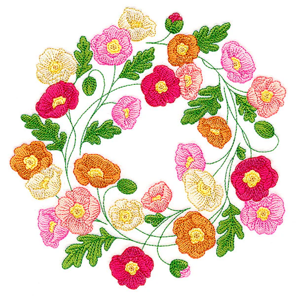 Pretty Poppies Wreath - Image 4