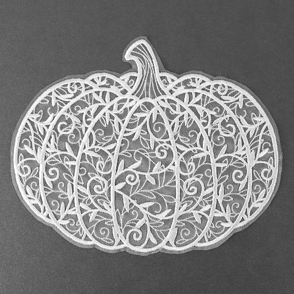 Pretty Pumpkin Doily (Organza) - Image 5
