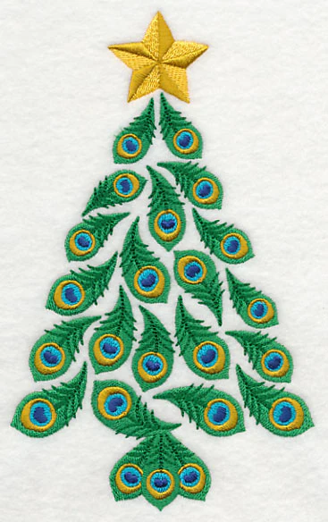 Proud As A Peacock Christmas Tree - Image 3
