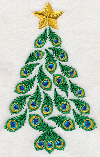 Proud As A Peacock Christmas Tree - Image 4