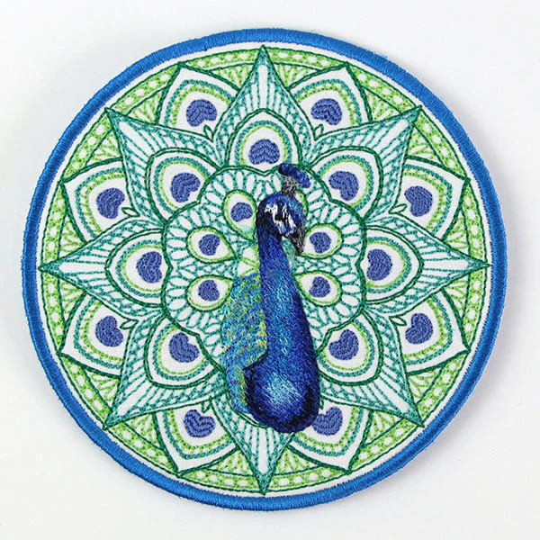 Proud as a Peacock Trivet (In-the-Hoop) - Image 5