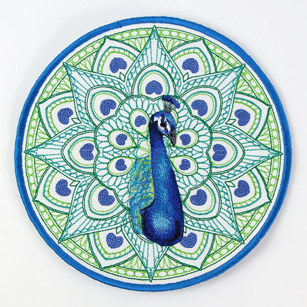 Proud as a Peacock Trivet (In-the-Hoop) - Image 7