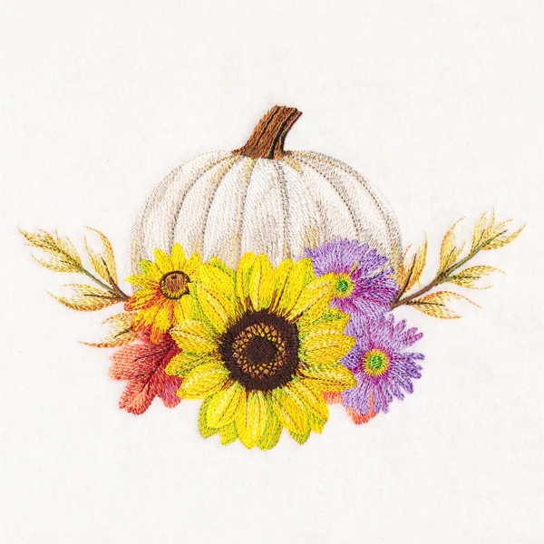 Pumpkin Bouquet in Watercolor - Image 2