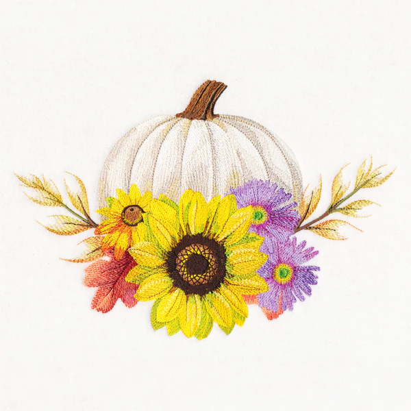 Pumpkin Bouquet in Watercolor - Image 4