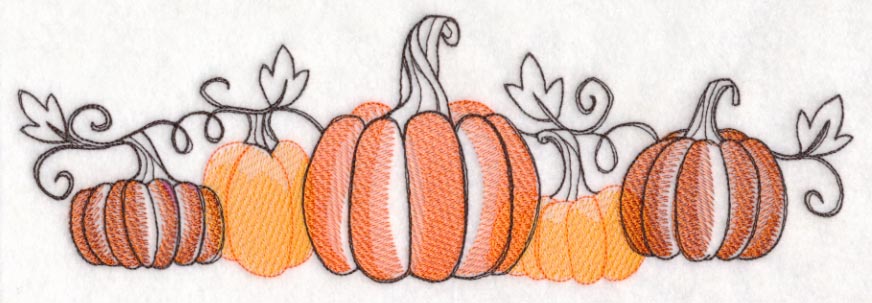 Pumpkin Patch Border (Toile) - Image 6