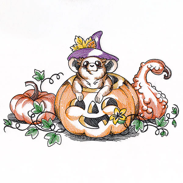 Pumpkin Patch Halloween Mouse - Image 9