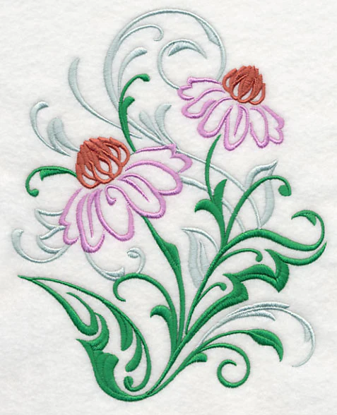Purple Coneflower Filigree - Image 2