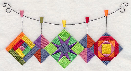Quilt Block Clothesline - Image 3