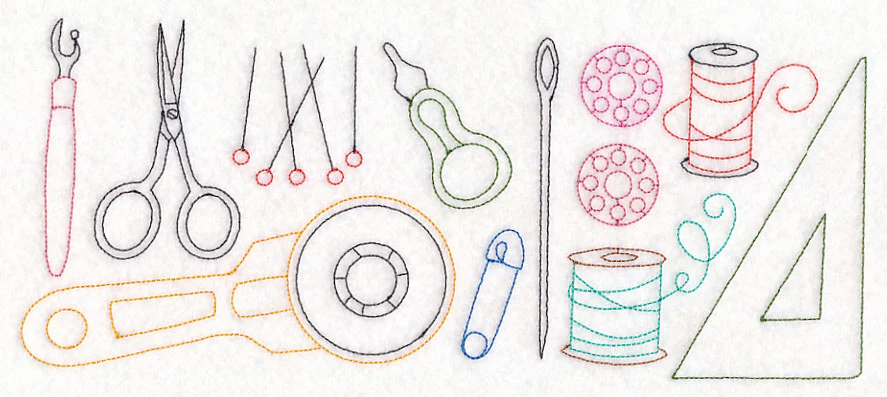 Quilting Quick Stitch Border (Vintage)
