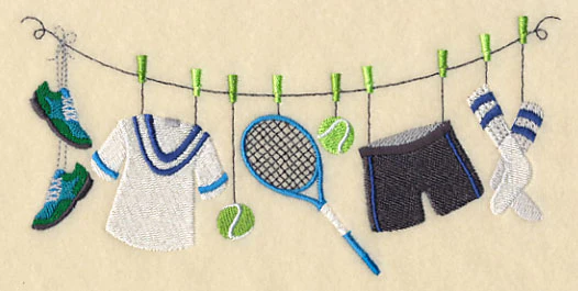 Quite a Racket Clothesline (Man) - Image 3