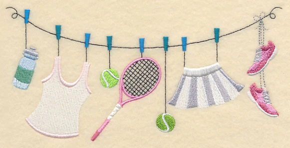 Quite a Racket Clothesline (Woman) - Image 2