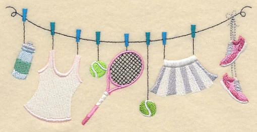 Quite a Racket Clothesline (Woman) - Image 3