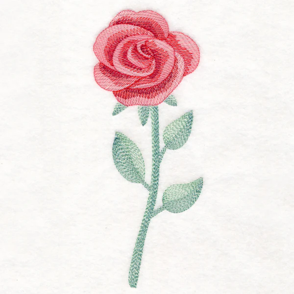 Radiant Rose in Watercolor - Image 4