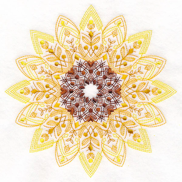 Radiant Sunflower Mandala - Image 3