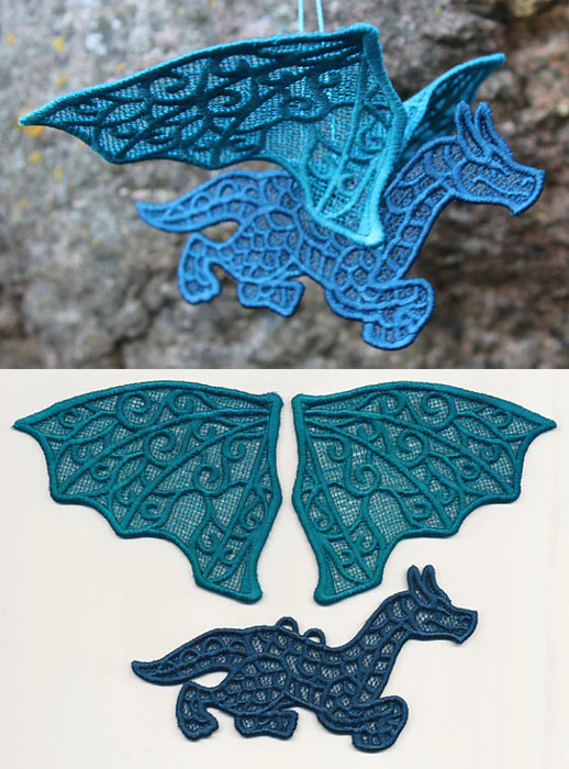 Ragin' Dragon in 3D (Lace) - Image 3