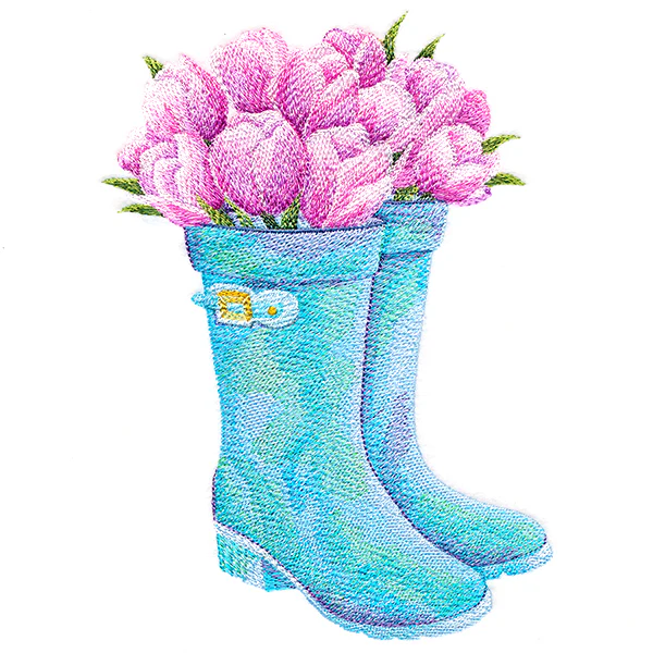 Rain Boots Bouquet - Image 3