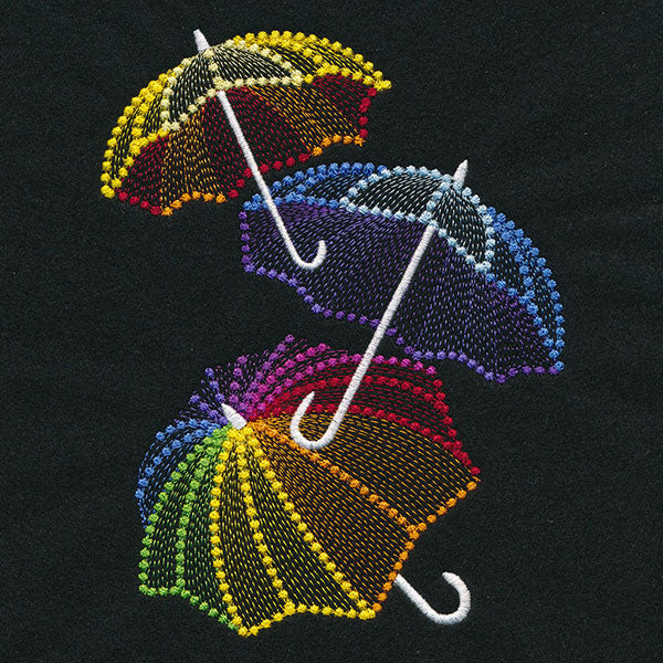 Rainbow Contour Umbrella Trio - Image 3