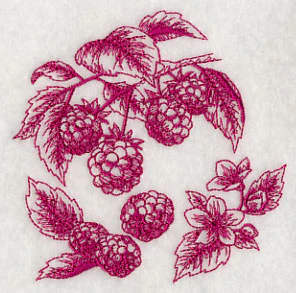 Raspberry Botanical (Toile) - Image 5