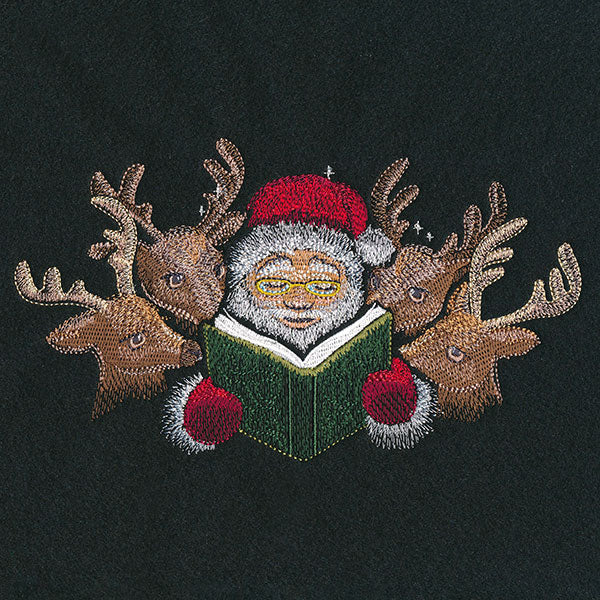Read Me a Bedtime Story Santa and Christmas Reindeer - Image 3