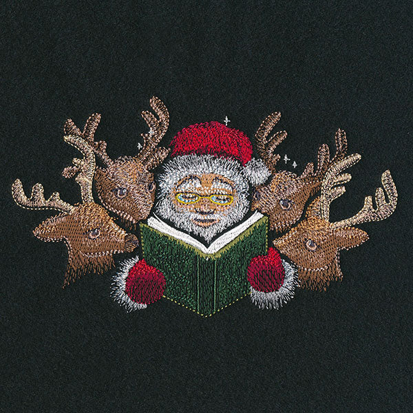 Read Me a Bedtime Story Santa and Christmas Reindeer - Image 4